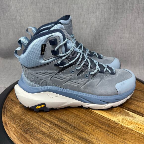 Hoka One One Shoes - Hoka One One Kaha 2 Women's Size 8.5 Goretex Waterproof Blue Mid Boots Shoes